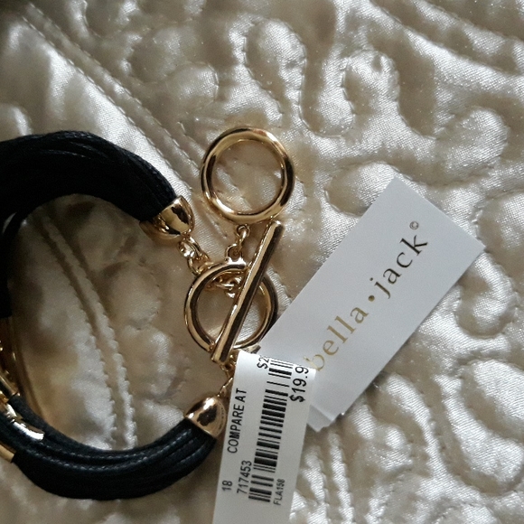 multi strand black bracelet - Picture 3 of 3